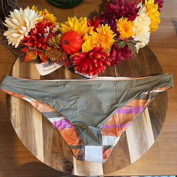 PrAna Womens Gemma Reversible Swim Bottom SMALL in Waves - Picture 5 of 7